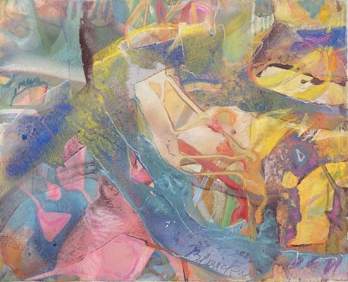 10 O.T. Erdfarben auf Leinwand, 2008 50 x 40 cm