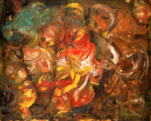 Die Reiter | Öl auf Leinwand | 2006 | 100x80cm