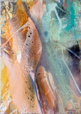 0G O.T. Erdfarben auf Leinwand, 2009 50 x 70 cm