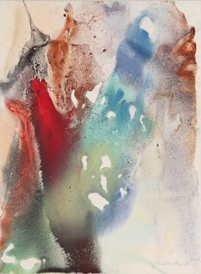 4417 O.T., Erdfarben auf Leinwand, 2008 60 x 80 cm