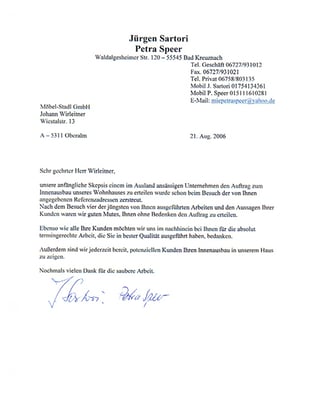 J. Sartori & P. Speer