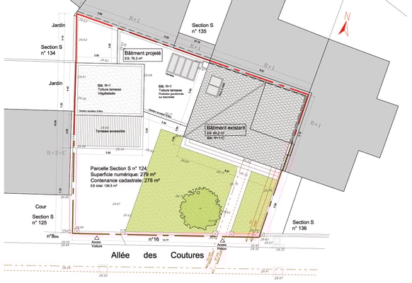 Masse après travaux