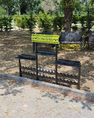 H125 Bracket with 2 lateral extension for 36 balls storage