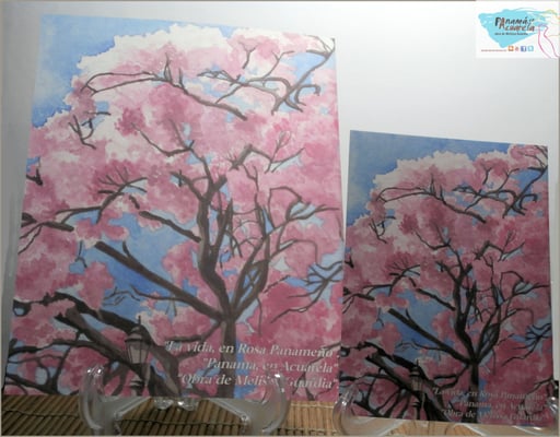 A detalle modelos reproducciones " La Vida en Rosa Panameño ", en sus dos 2 Tamaños disponibles:  8.5x11 (formato mediano) y 5x7 (formato chico).