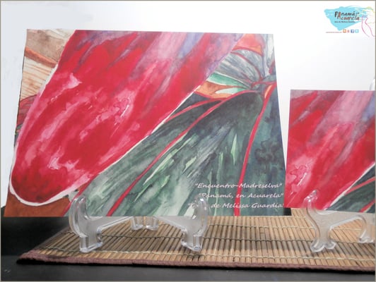 "Encuentro-Madreselva" reproducción en formato mediano, tamaño 8.5 X 11 pulgadas.