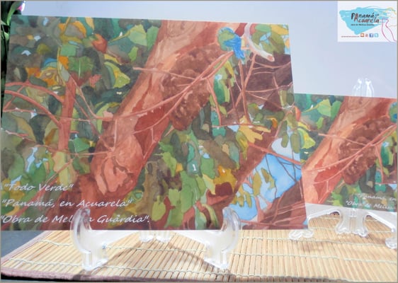 "Todo Verde" reproducción en formato mediano, tamaño 8.5 X 11 pulgadas.