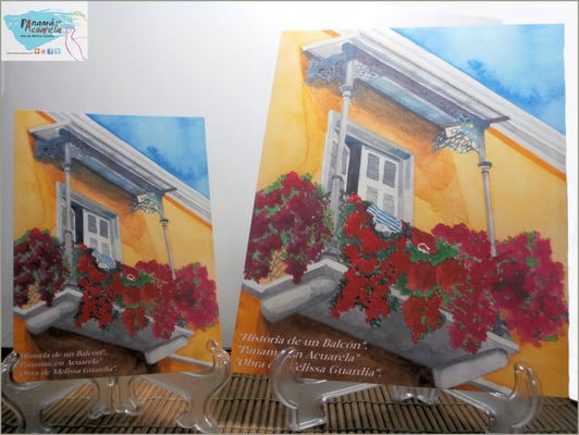 A detalle modelos reproducciones "Historia de un Balcón", en sus dos 2 Tamaños disponibles:  5x7 (formato chico) y 8.5x11 (formato mediano).