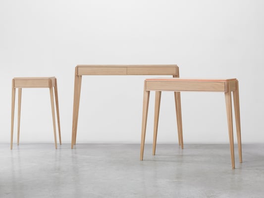 console 320 / chêne blanchi / collection Liseré