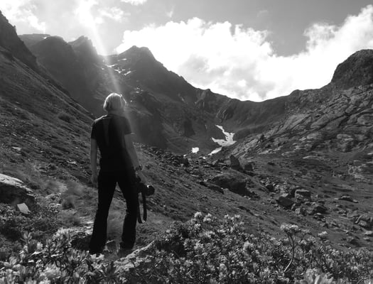 Foto in bianco e nero di Delphicaphoto in Val Biandino