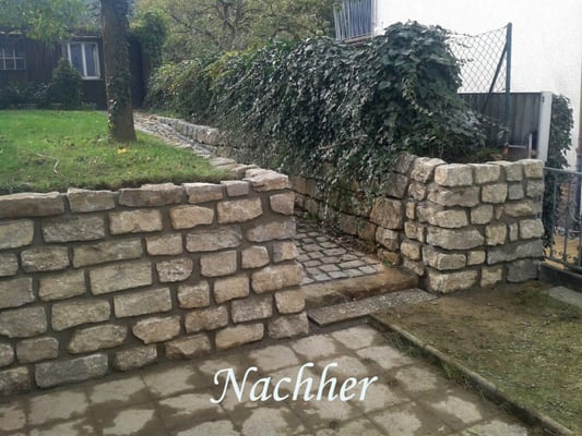 Gartenpflege Franke - Ihr Landschaftsgaertner für Natursteinmauern in Nidda, Hungen, Lich, Buedingen, Bad Vilbel, Butzbach, Altenstadt, Bad Vilbel und Wölfersheim