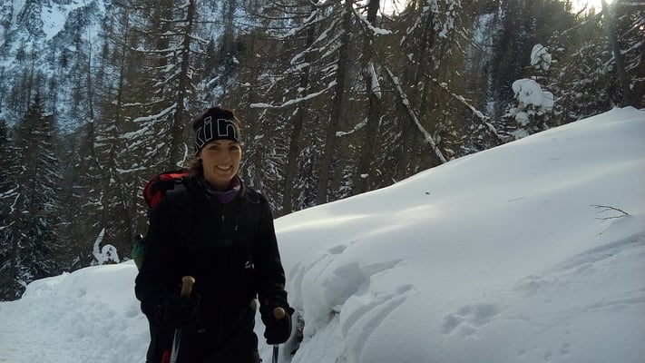 Bei dem Wetter werden die Qualen des Aufstiegs zum Vergnügen!