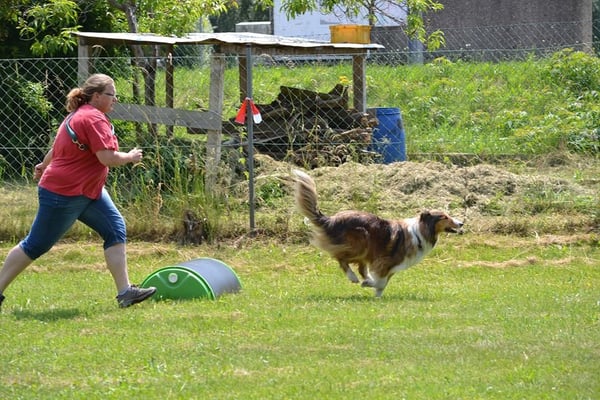 Manuela Baumgartner mit Flann