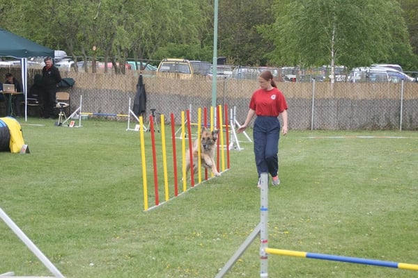 Karina Jankovits mit Bärli