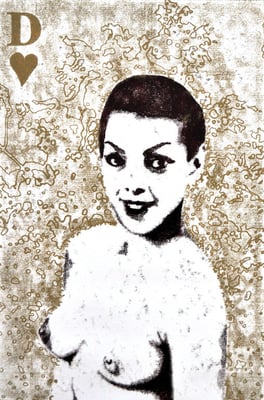 Asta Rode, Aus der Serie Naked Truth, je 70 x 100 cm, Öl auf Aquarellpapier, 2011 - 2012