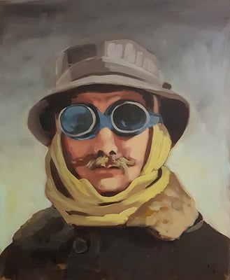 Asta Rode, Acryl auf Leinwand, 50 x 60cm, Henry Pointer, 2019