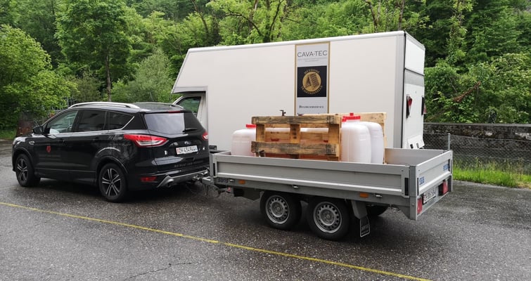 Endlich geht es auf zum Abfüllen und zur Veredelung! 