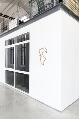 Beate Gärtner | Weg |2014 | MDF | 40x30x1,8cm | Foto@Matthias Weber