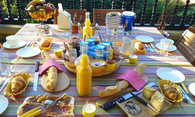 Petit-déjeuner traditionnel basque