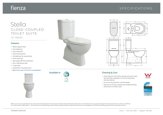 KDK CLOSE COUPLE TOILET KDK006 KDK009 KDK019