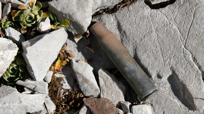 Wohl ein Überbleibsel der Steinbockjagd