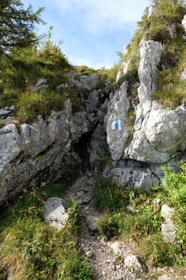 Es muss ein wenig geklettert werden