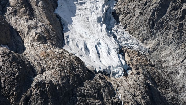 Gletscherzunge des Glattfirns