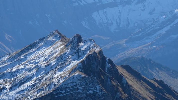 Wittenberghorn (hinten), Rots Hore (vorne)