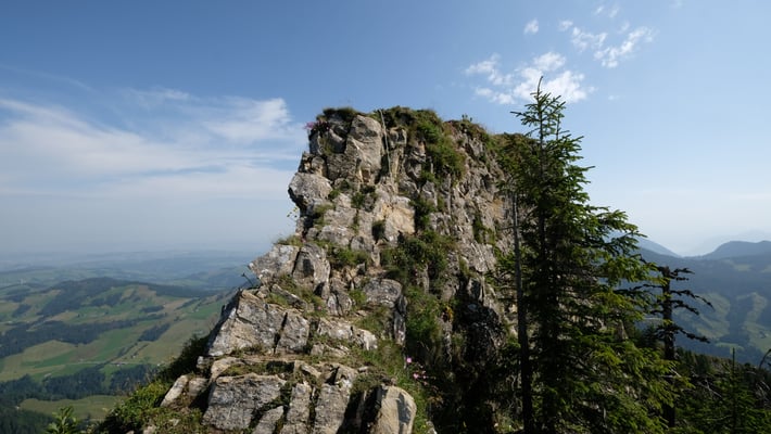 Hier ist eine kleine Klettereinlage angesagt