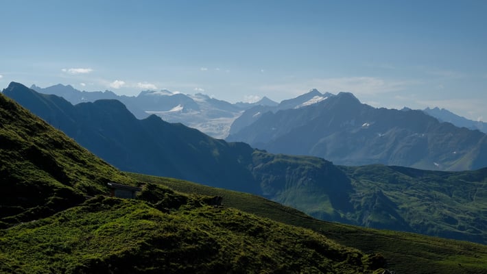 Aussicht von Wit Ris: die Gegend um den Gammastock