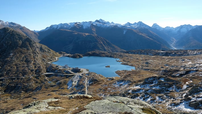 Totsee und Grimselpasshöhe