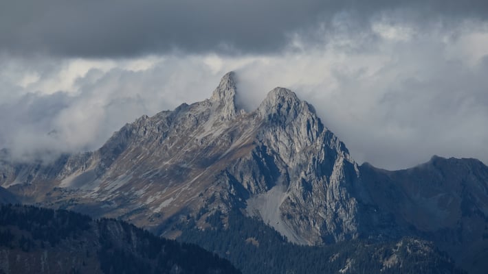 Gummfluh und Pointes de Sur Combe (vorne)