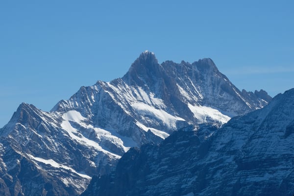 Schreckhorn und Lauteraarhorn