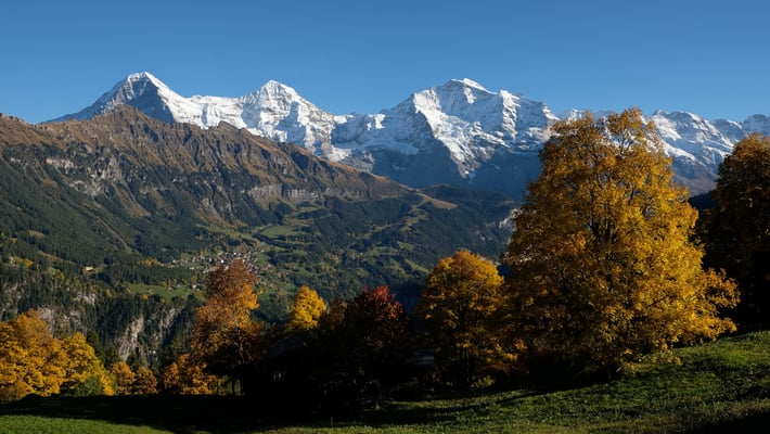 Ein letzter Blick auf das Berner Dreigestirn. Es war ein Super-Tag!