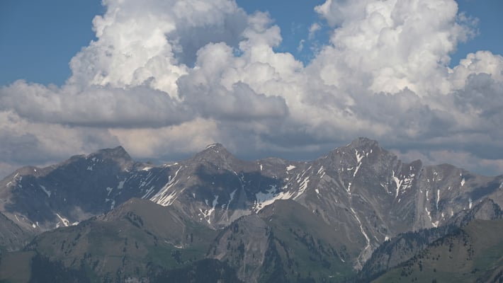 Vanil noir, Vanil de l'Ecri und Pointe de Paray