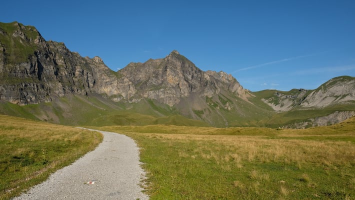 In der Bildmitte der Hochstollen