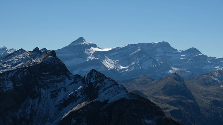 Wittenberghorn, Rots Hore, Oldenhorn, Les Diablerets, Tête Ronde