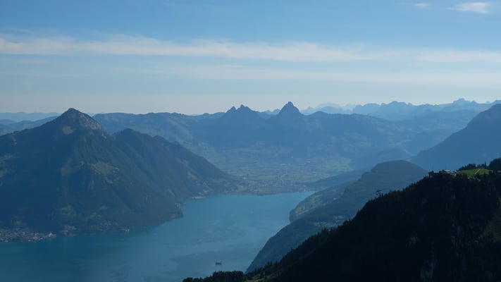 Rigi Hochfluh, die Mythen und die Klewenalpbahn