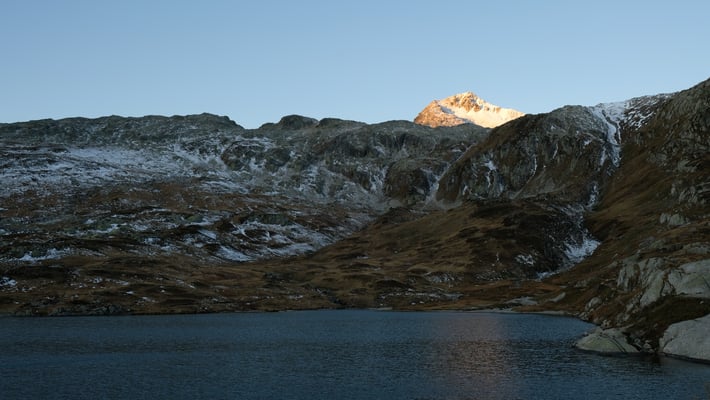 Das Wanderziel, das ich nicht erreichen werde.