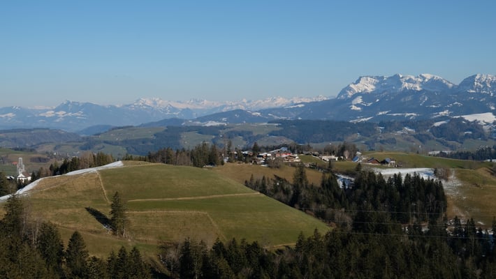 Vom Aussichtspunkt Oberlehn...