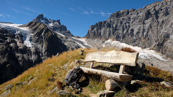 Auf dem Oberseemännli. Ein herrlicher Ort für eine wohlverdiente Pause.
