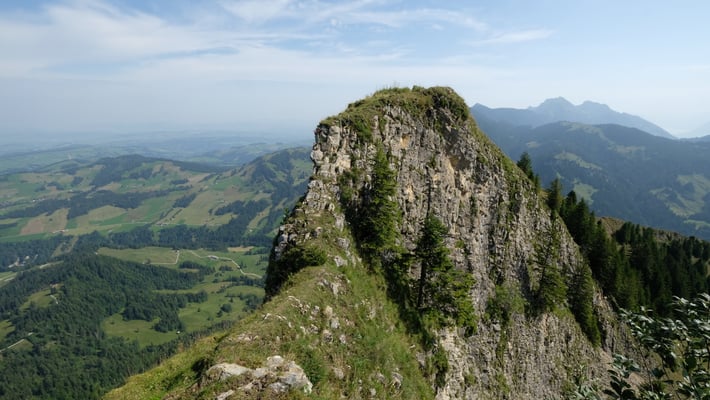 Ein paar konzentrierte Schritte und man ist wieder in sicherem Gelände