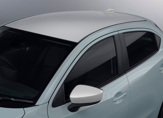 MAZDA2　ルーフフィルム　ホワイト