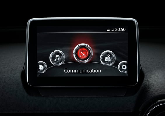 新型「デミオ」Mazda Connect（日本仕様車）