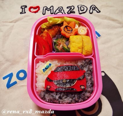 27枚目は松田礼奈様のアクセラキャラ弁！