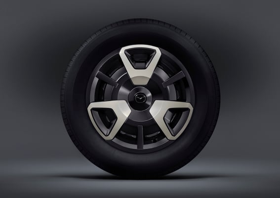 MAZDA2 BD ホイールキャップ　プラチナクオーツメタリック