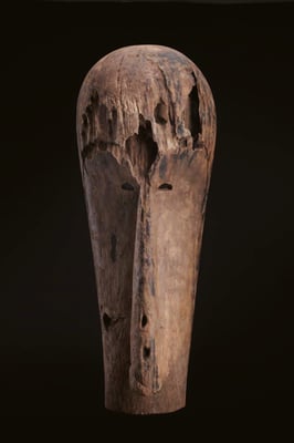 火のマスク ガボン　ファング　木　　高さ510mm