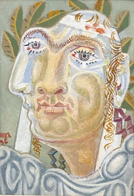 20 世紀絵画　20 世紀になると、ギリシャ人画家の視線は広がる。