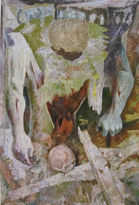 窯跡・抉られた胸のいたみ 1996 年　120 号Ｆ