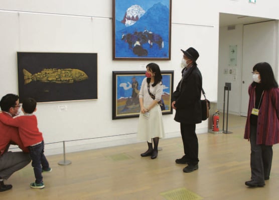 富山妙子さんの親族が来場