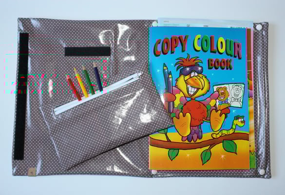 Zeichnungsmappe A4, Innenansicht